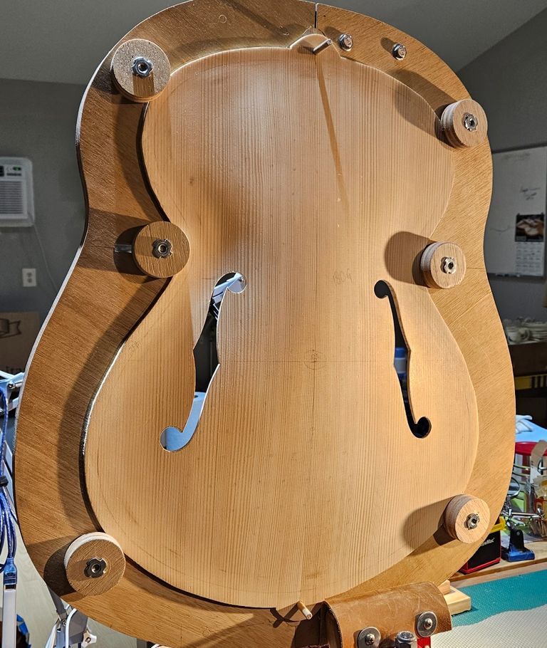BMFG archtop Model 1 top